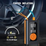 Portable Tyre Inflator Factory - Newest 2025 TONCADO Multifunctional 4000 MAh 150 PSI