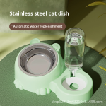 Pet Feeder Factory - Automatic Products Green Food Feeder with Stainless Steel