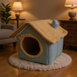 Pet Bed Factory - Dogs Cats House Nest Bed Small Size Universal All Seasons Warm