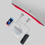 Curved Gaming Monitor Factory - IPS Curved 21-34-49 Inch 240hz 4K 5K Led with USB Type-C