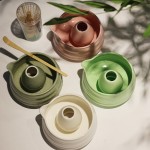 Tea Ceremony Set Factory - 7/8pcs Bamboo Whisk Ceramic Bowl