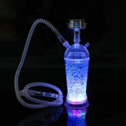 便携水烟工厂-热销LED亚克力单管