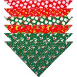 Pet Triangle Scarf Manufacturer - 2024 Polyester Christmas Print