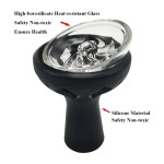 Hookah Bowl Supplier - Diameter 85MM Silicone Glass Single
