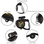 自动狗牵引绳厂家-8米50公斤LED大型犬