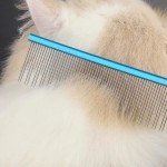 Metal Pet Comb Supplier - 22cm Stainless Steel Removes Tangles