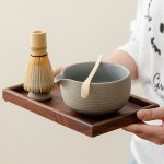 Matcha Set Factory - 8pcs Vintage Coarse Pottery Raw Mineral