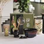 Japanese Matcha Set Factory - 8pcs Kiln-changed Porcelain Teaware