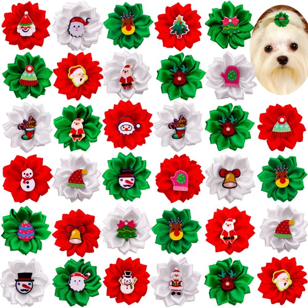 Pet Hair Rope Bow Manufacturer - New Animal Pattern Festive