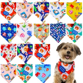 Customizable Pet Scarf Supplier - 2024 Cartoon Lipstick Polyester