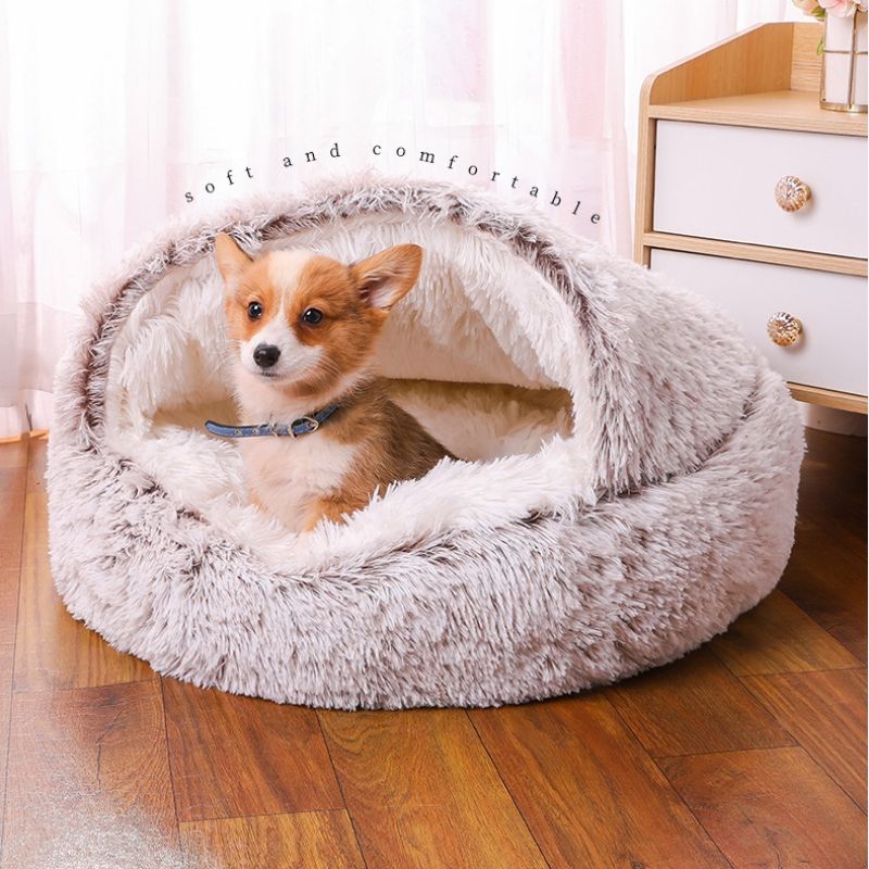 Winter Pet Nest Manufacturer - Self-Fitted Quilt Semi-Closed