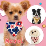 Dog Bandanas Factory - 2024 Spring Summer Floral Cotton