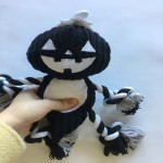 Halloween Dog Toys Manufacturer - Pumpkin Shaped Plush Cotton