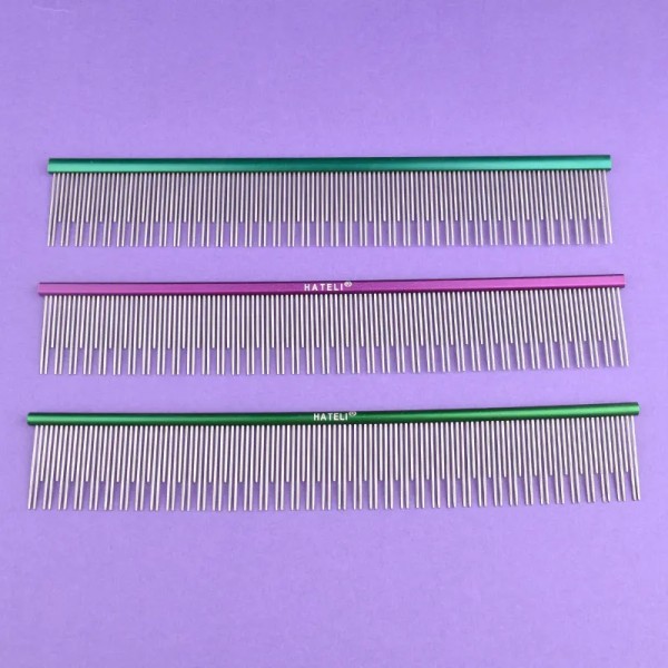 Metal Pet Comb Supplier - 22cm Stainless Steel Removes Tangles