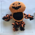 Halloween Dog Toys Manufacturer - Pumpkin Shaped Plush Cotton