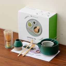 日式茶具供应商-8件玛瑙绿复古碗