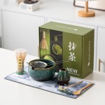 Matcha Bowl Set Factory - 8pcs Large Bowl Bamboo Whisk Tools