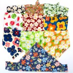 Dog Bandanas Factory - 2024 Spring Summer Floral Cotton