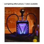 Acrylic Hookah Supplier - Arab 2 Hoses LED Light Party