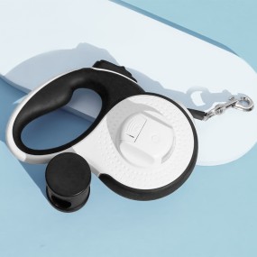 自动狗牵引绳厂家-轮盘LED手电筒5米/8米