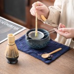 Japanese Matcha Set Factory - 8pcs Kiln-changed Porcelain Teaware