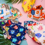 Customizable Pet Scarf Supplier - 2024 Cartoon Lipstick Polyester