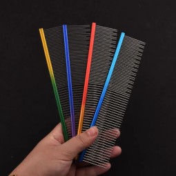 折叠宠物梳工厂-19厘米不锈钢便捷