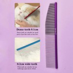 Pet Comb Manufacturer - Customized LOGO 19cm Aviation Aluminum