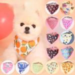 Dog Bibs Supplier - Cute Polyester Print Pattern All Seasons