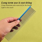 Portable Pet Comb Manufacturer - 19cm Long Short Needles Stainless