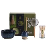 Ceramic Matcha Set Manufacturer - 5pc High Grade Kiln-Changed Glaze