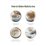 Blue White Matcha Set Factory - 5pcs Dyeing Rhyme Flowers