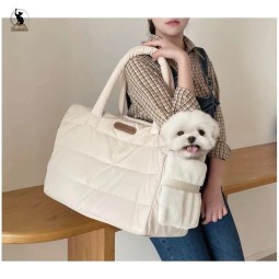 宠物外出袋工厂-便携大容量斜跨