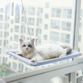 Pet Hanging Bed Supplier - Solid Pattern Sucker Window Mounted