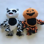 Halloween Dog Toys Manufacturer - Pumpkin Shaped Plush Cotton