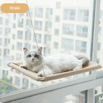 宠物吊床供应商-纯色图案吸盘窗挂