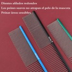 Pet Grooming Comb Supplier - 16/19/22cm Stainless Steel Aluminum