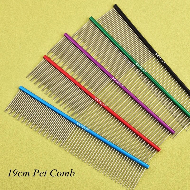 Portable Pet Comb Manufacturer - 19cm Long Short Needles Stainless