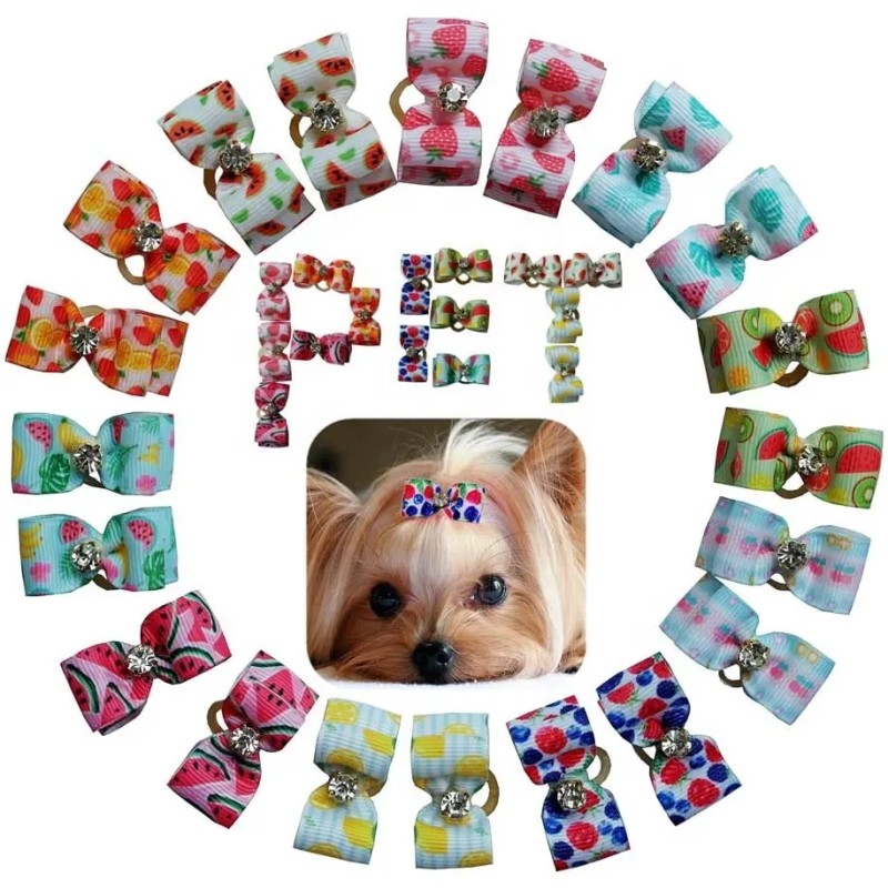 Dog Hair Bows Factory - Classic Elastic Customize Rubber Bands