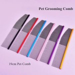 Pet Comb Manufacturer - Customized LOGO 19cm Aviation Aluminum