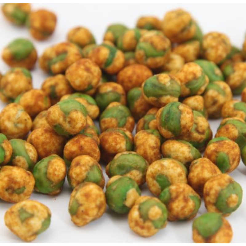 Fried Green Peas Manufacturer - OEM Vegan Spicy Crispy Low Price
