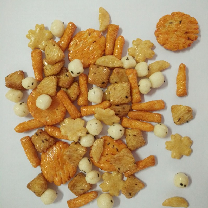 Roasted Rice Crackers Factory - OEM Low Fat Popular Different Shapes