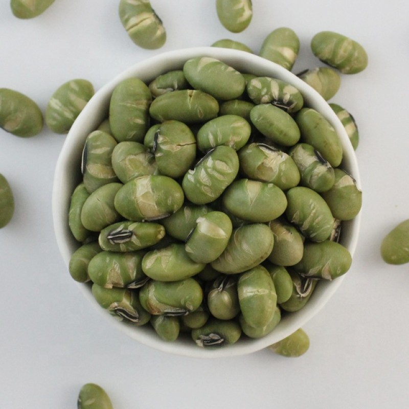 Roasted Edamame Supplier - OEM Garlic Flavor Green Beans Natural