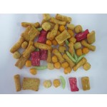 Roasted Rice Crackers Manufacturer - OEM Vegan Low Fat Colorful Crispy