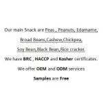 Coated Broad Beans Manufacturer - OEM Spicy Lemon Chinese Snack BRC