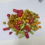 Roasted Rice Crackers Manufacturer - OEM Vegan Low Fat Colorful Crispy