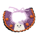 Pet Costume Supplier - Autumn Winter Halloween Knitted Kitten Hat Dog Collar Scarf