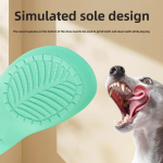 Large Dog Toy Manufacturer - Eco-Friendly Bite-Resistant Latex Slippers Self-Stimulating