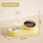 Pet Food Dispenser Factory - Automatic Cat Dog Anti-Spill Bowl Plastic Supplies