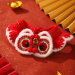 Pet Collar Supplier - New Year Costume Cat Collar Cotton Bandana Print Pattern